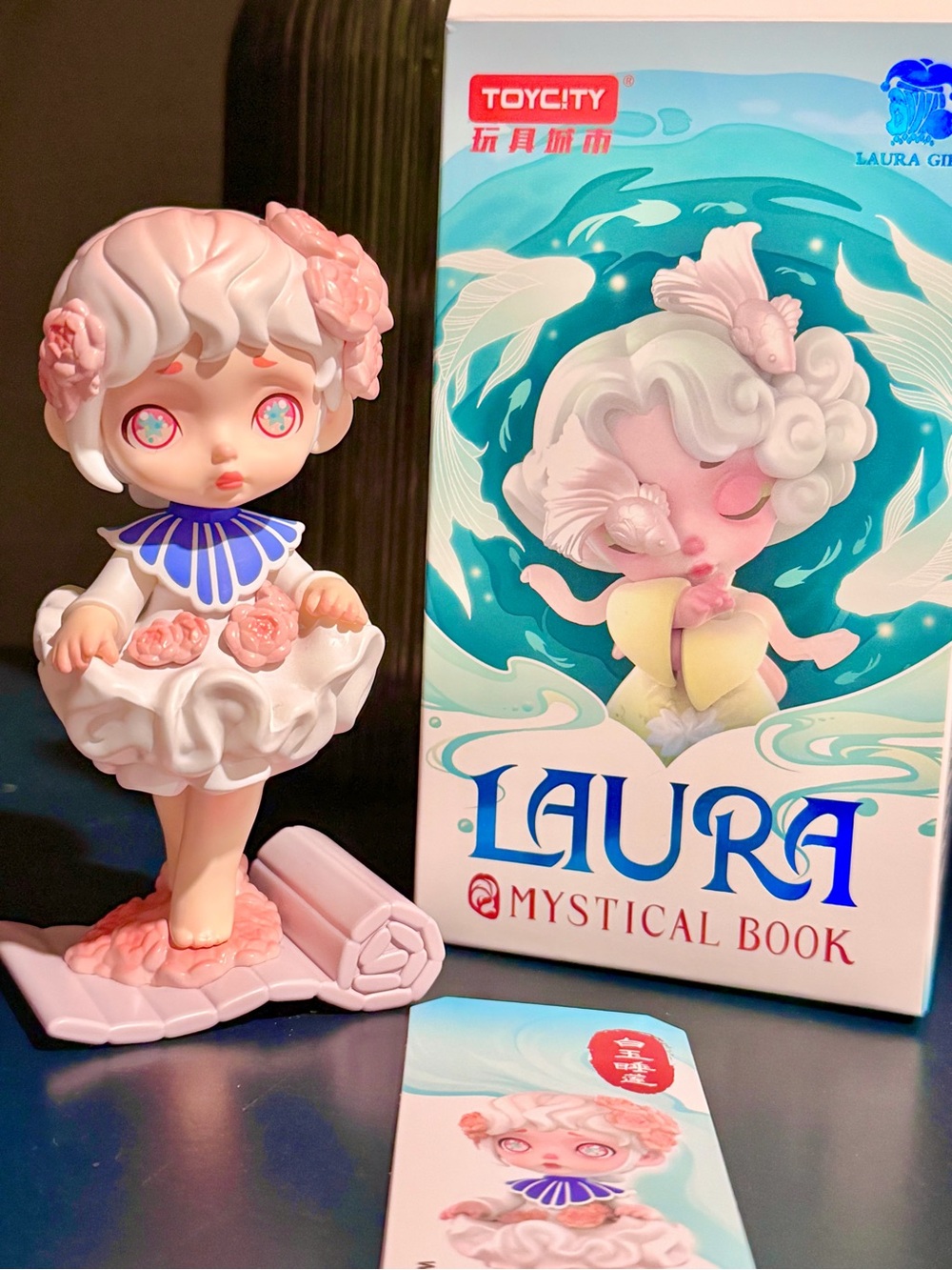 Laura Mystical Book Blind Box-White Jade Water Lilies